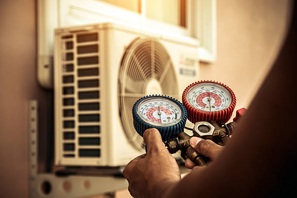 Professional Furnace Repair technician working in Yorktown, IN
